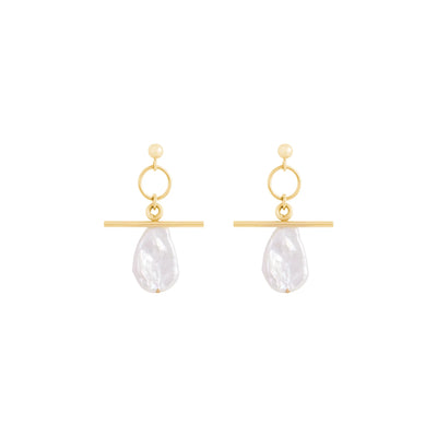 Alana Maria Arten Earrings, Gold