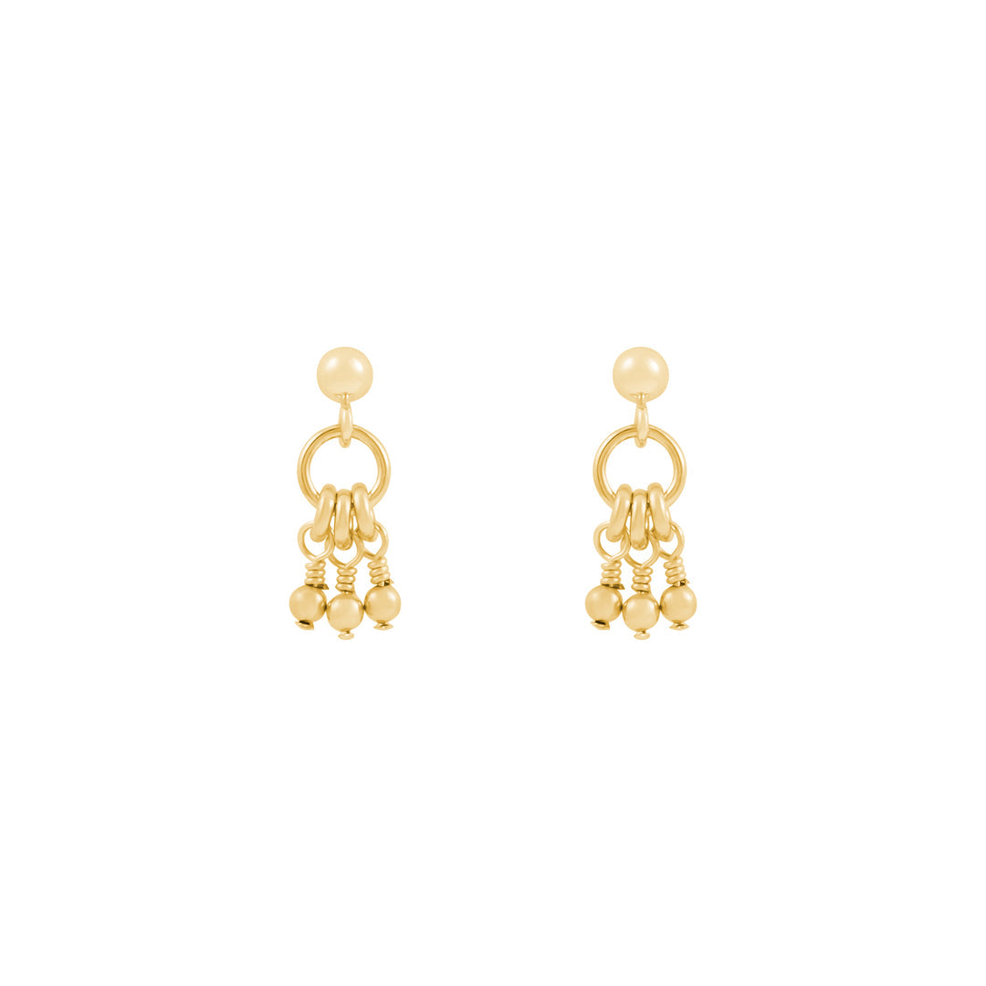 Alana Maria Mila Beaded Earrings, Gold – Lily and Mitchell