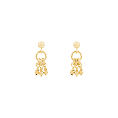 Alana Maria Mila Beaded Earrings, Gold