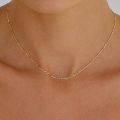 By Charlotte 18" Rolo Chain Necklace Gold or Silver