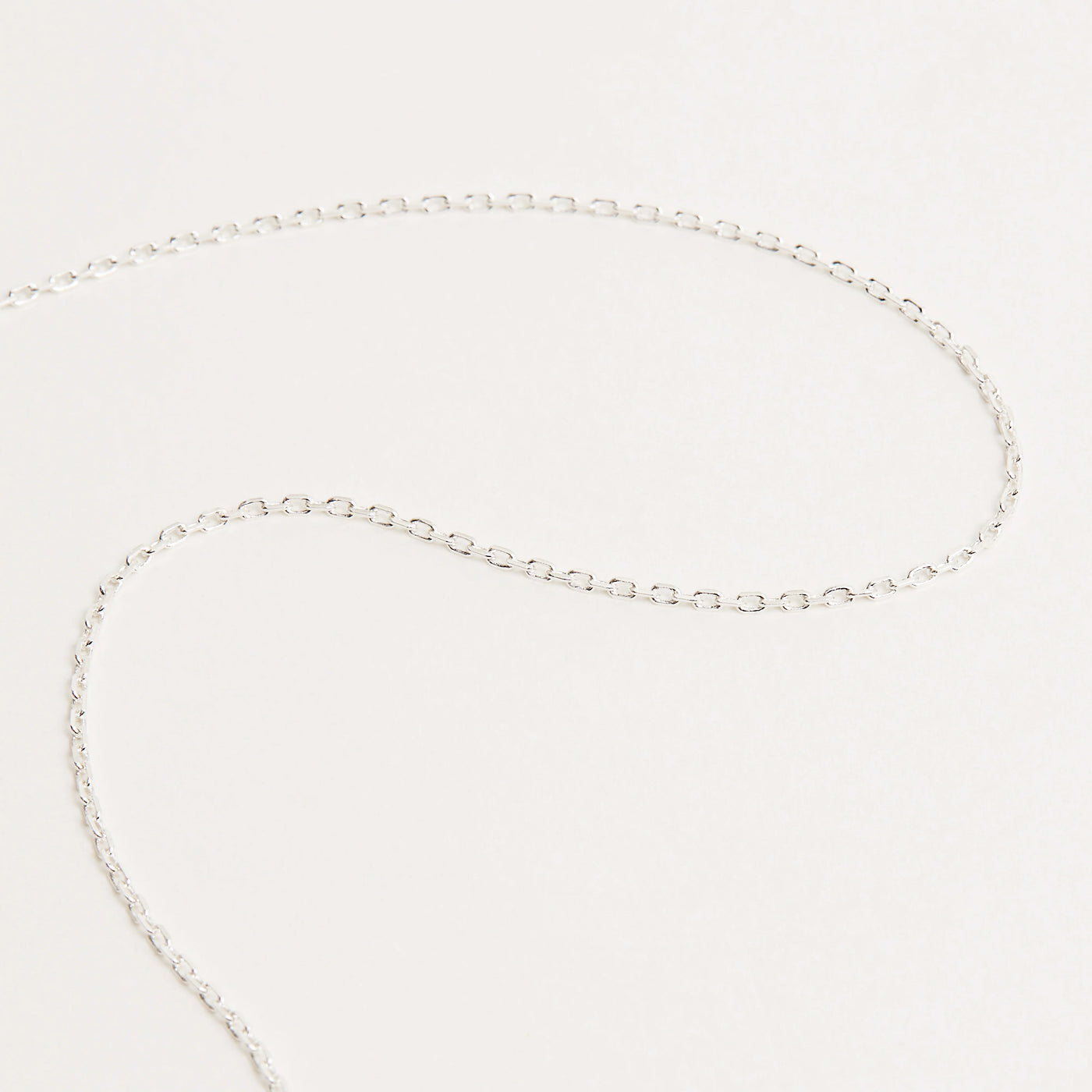 By Charlotte 14k White Gold 18" Signature Chain Necklace