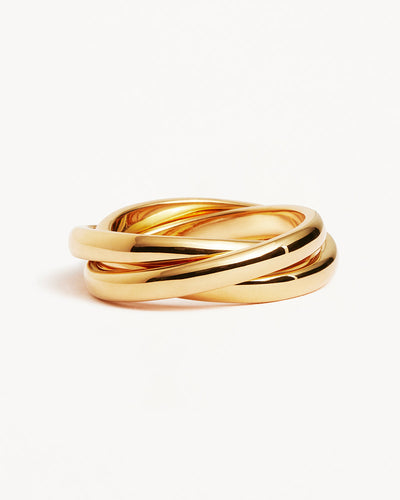 By Charlotte Now and Forever Ring, Gold or Silver