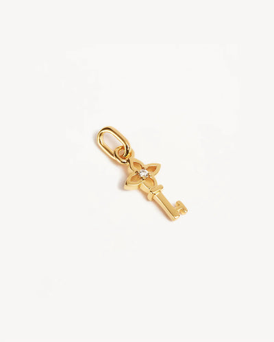 By Charlotte Key To My Heart Pendant, Gold