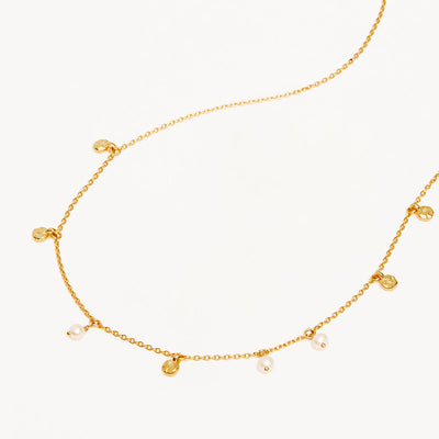 By Charlotte Endless Grace Pearl Choker, Gold