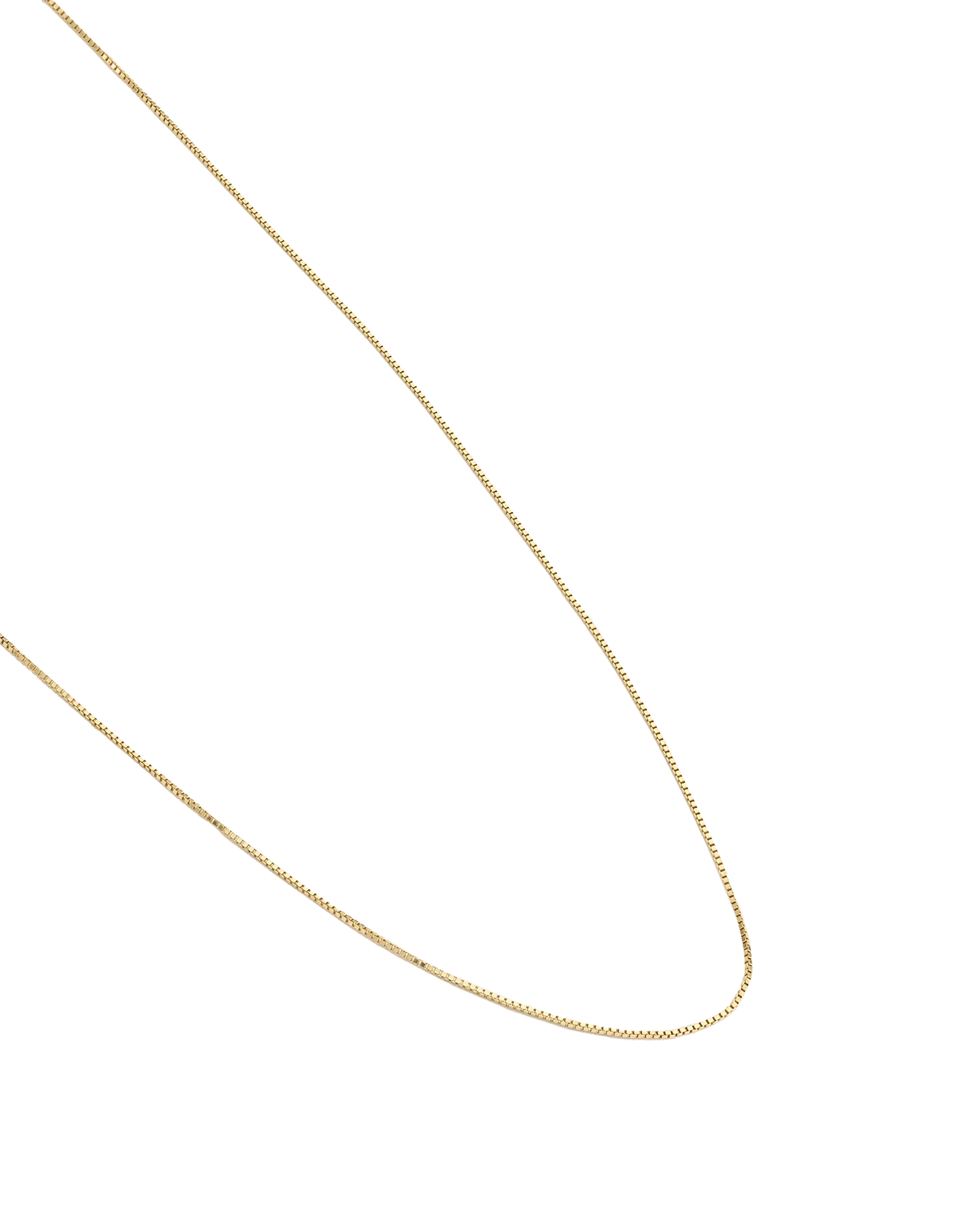 Kirstin Ash Fine Box Chain, 9k Gold