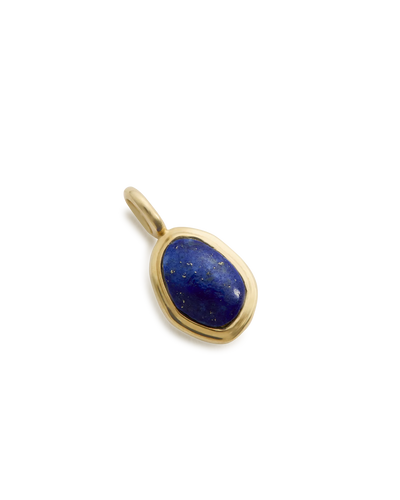 Kirstin Ash Luminous Lapis Charm, 9k Gold