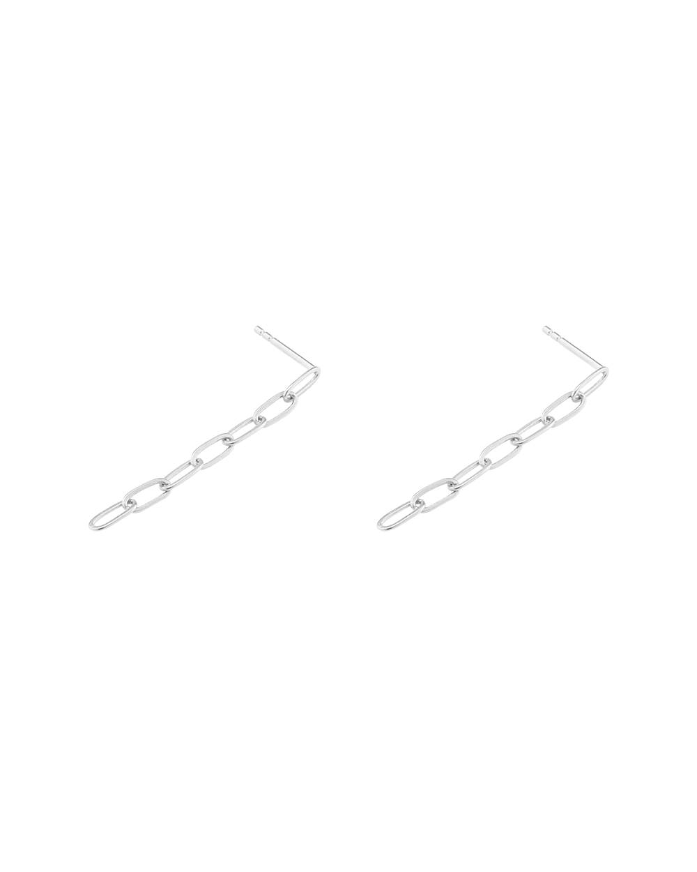 Kirstin Ash Rue Chain Earrings, Silver