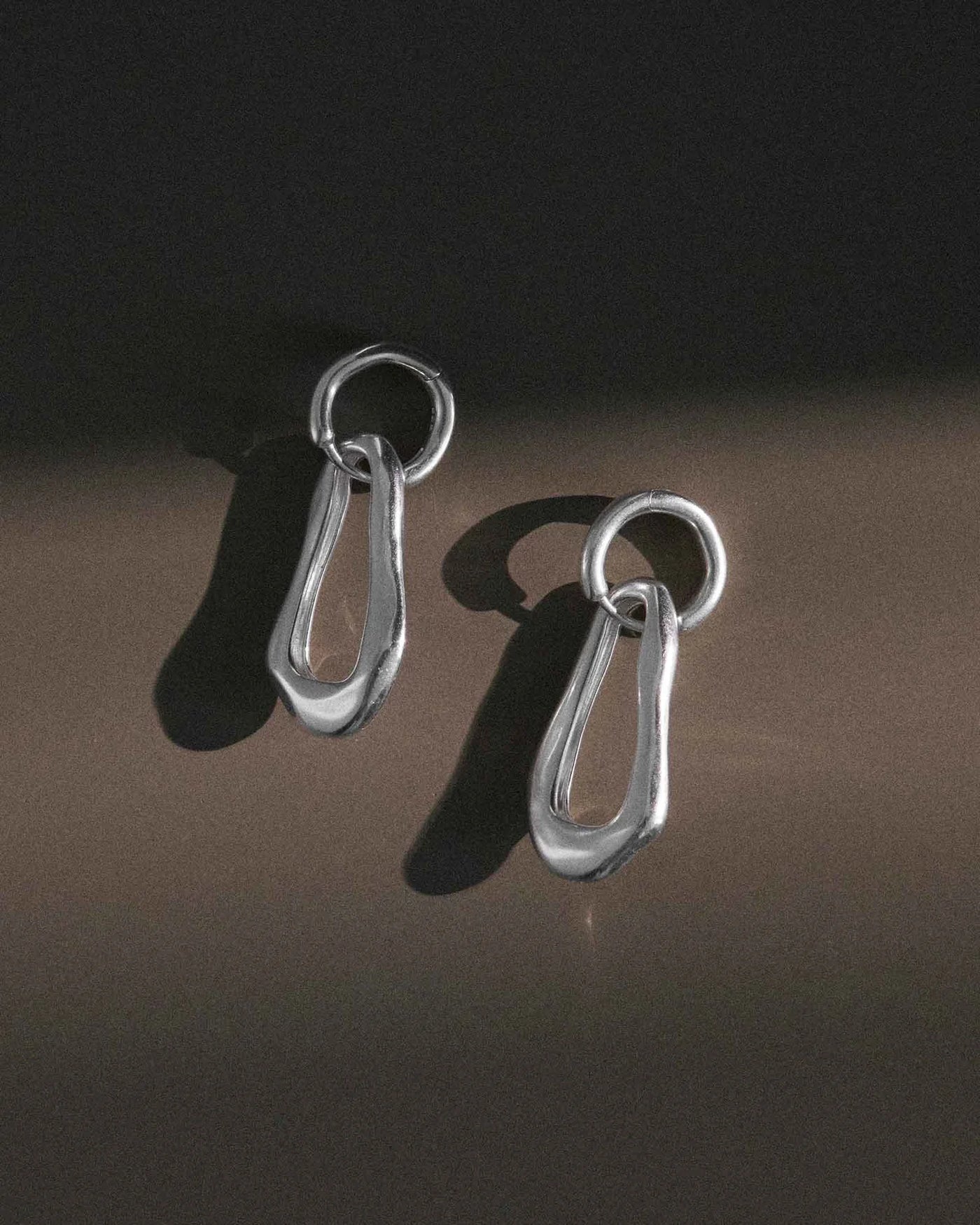 Kirstin Ash Shift Earrings, Silver