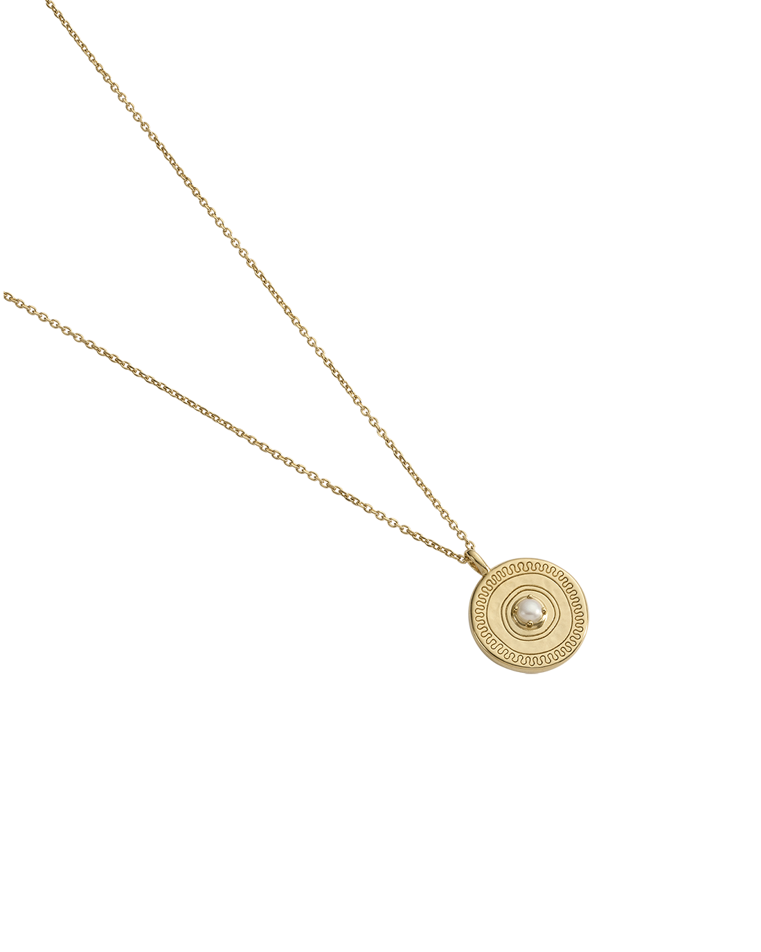 Kirstin Ash Solace Coin Necklace, Gold