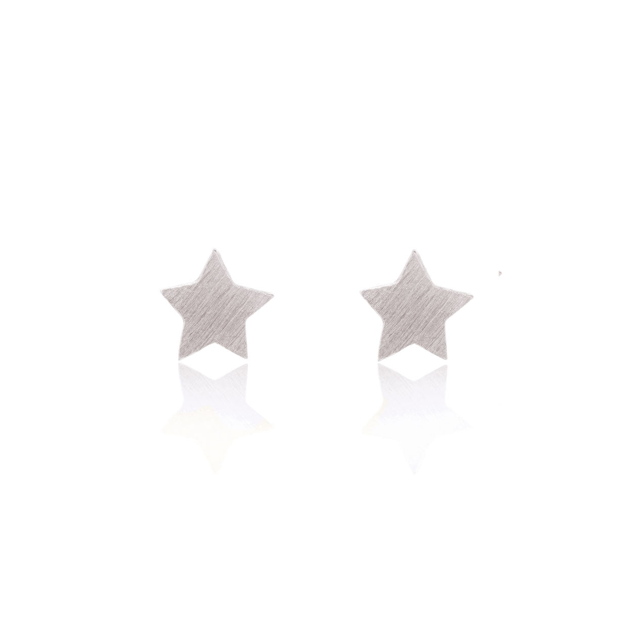 Linda Tahija Star Stud Earrings, Silver