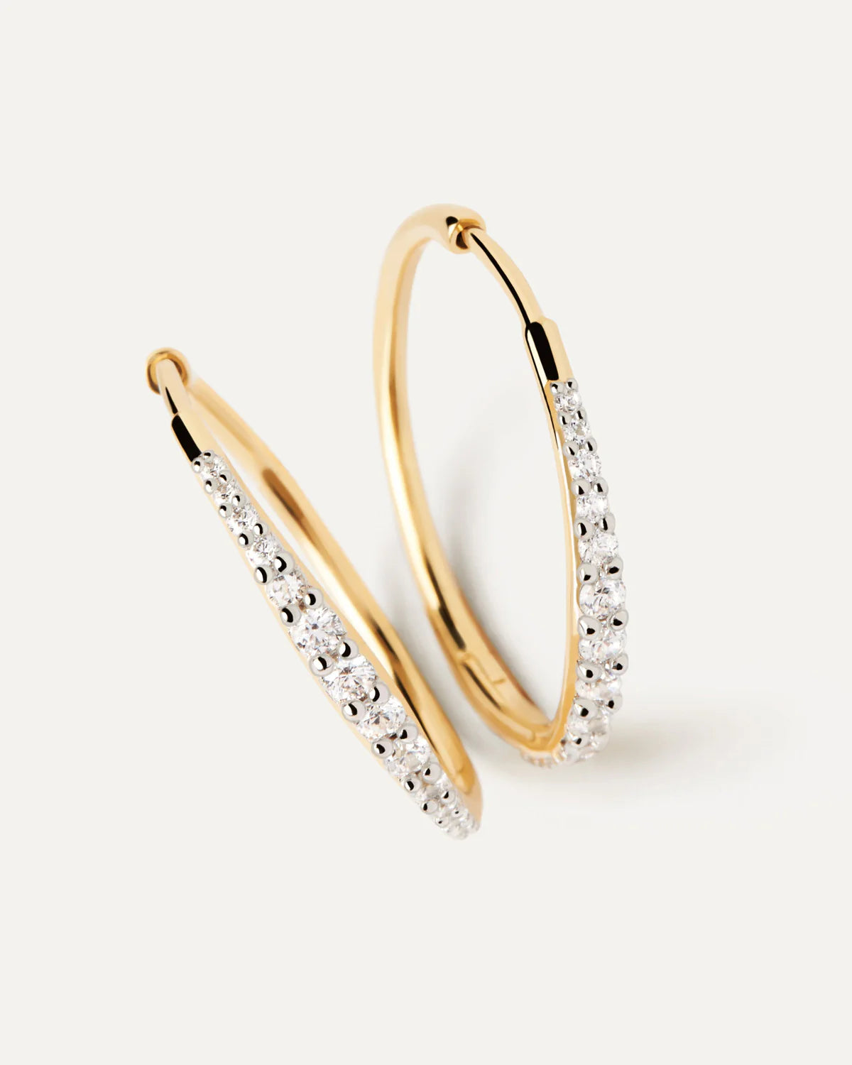 PD Paola Fine 18k Gold Diamond Estella Hoops