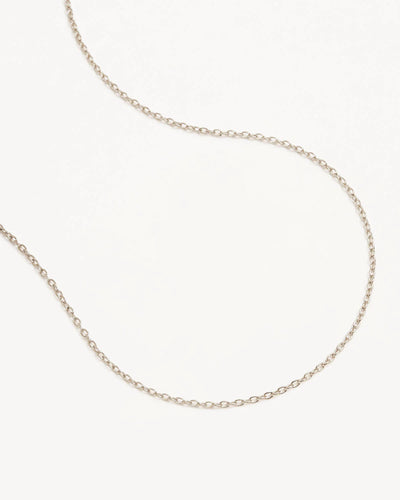 By Charlotte 18" Rolo Chain Necklace Silver