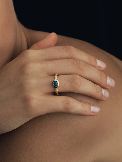 Temple of the Sun Lazuli Ring, Gold