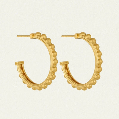 Temple of the Sun Roma Hoops, Gold