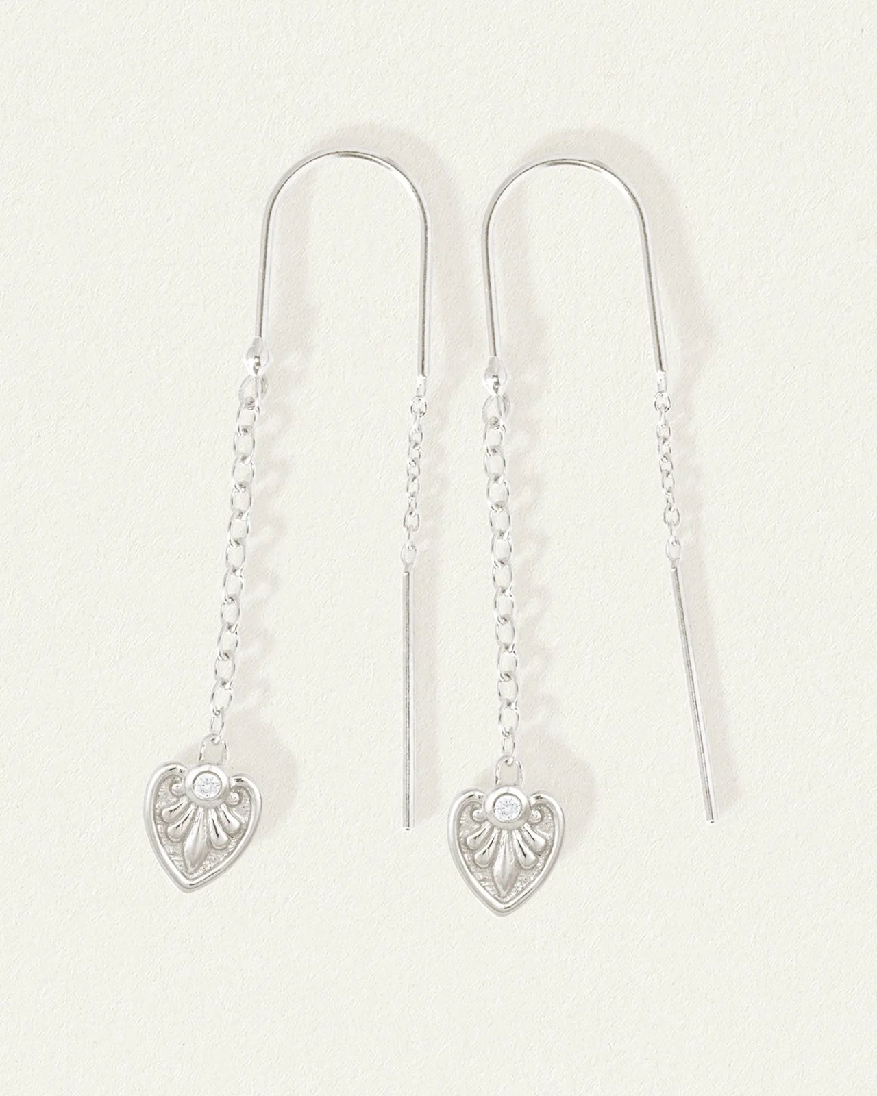 Temple of the Sun Silph Earrings, Silver