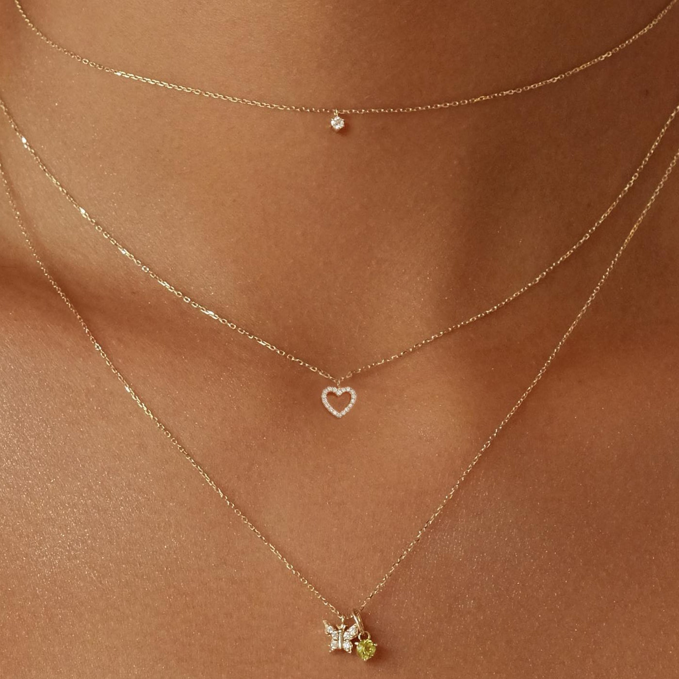 14k Gold Forever Love Diamond Pendant – by charlotte