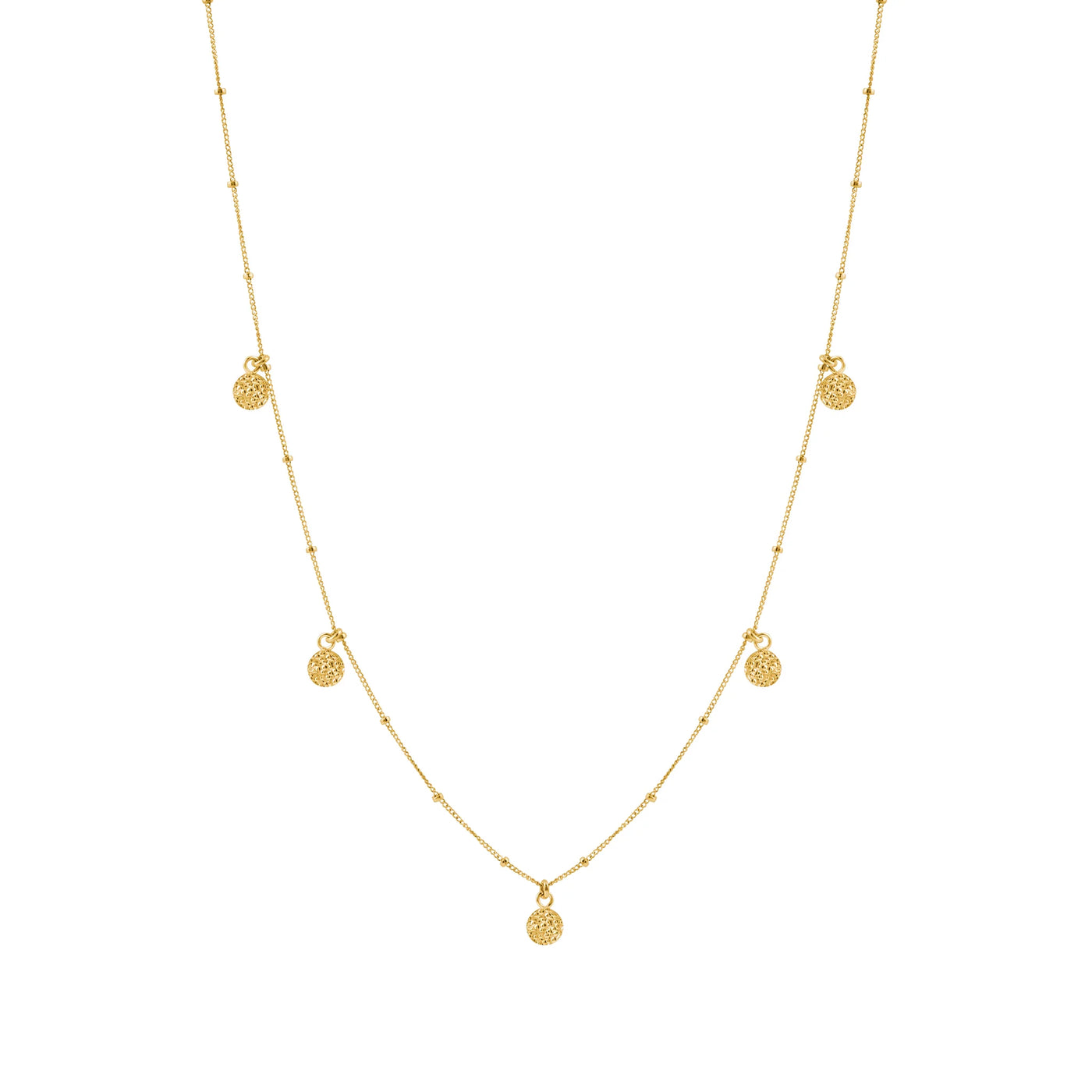 Alana Maria Fleur Necklace, Gold – Lily and Mitchell