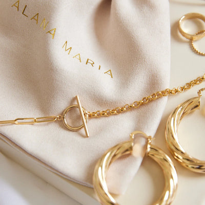 Alana Maria Harlow Necklace, Gold