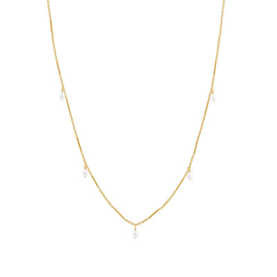 Alana Maria Isa Necklace, Gold