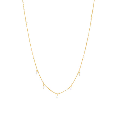 Alana Maria Tae Freshwater Pearl Necklace, Gold