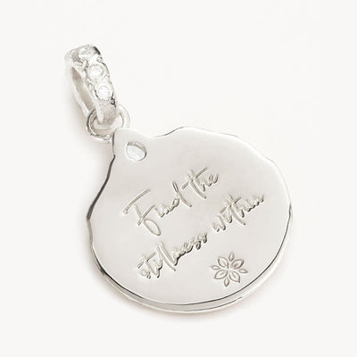 By Charlotte Find Stillness Within Annex Necklace Pendant, Gold or Silver