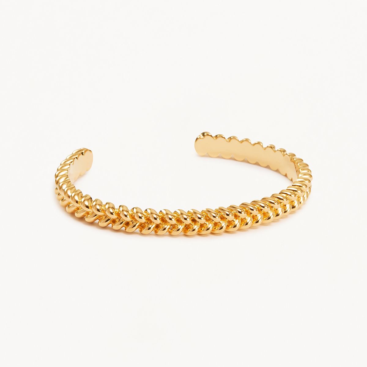 By Charlotte Intertwined Cuff, Gold or Silver