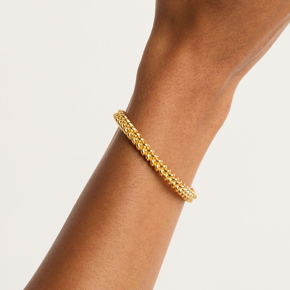 By Charlotte Intertwined Cuff, Gold or Silver