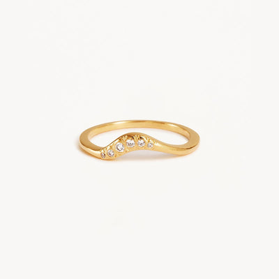 By Charlotte Horizon Ring, Gold or Silver