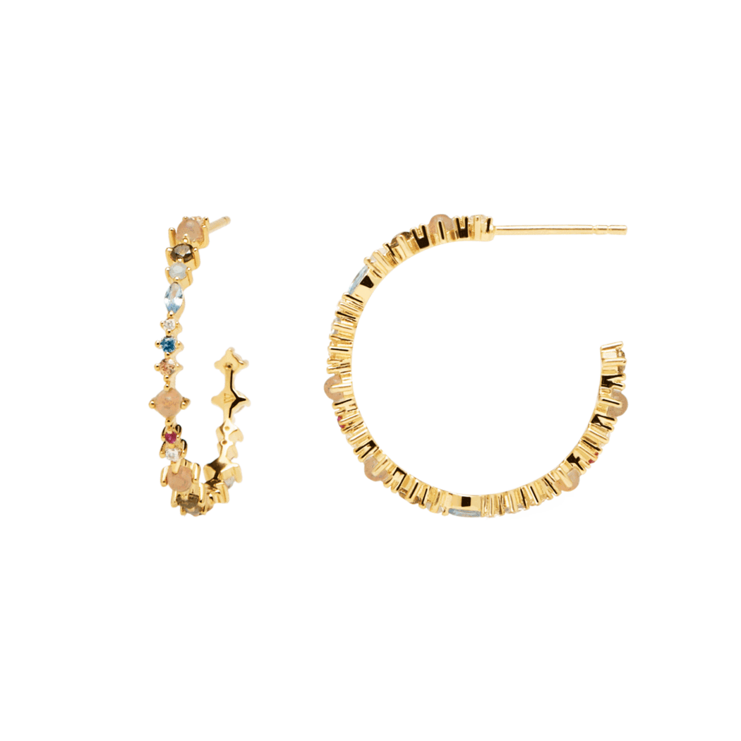 PD Paola Halo Hoop Earrings, Gold – Lily and Mitchell